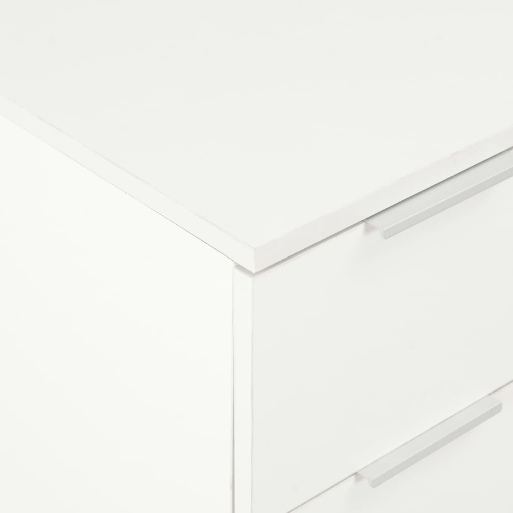 Sideboard Hochglanz-Weiß 60x35x80 cm Holzwerkstoff – Bild 6